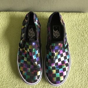 Vans Checkered Slip On Sneaker’s